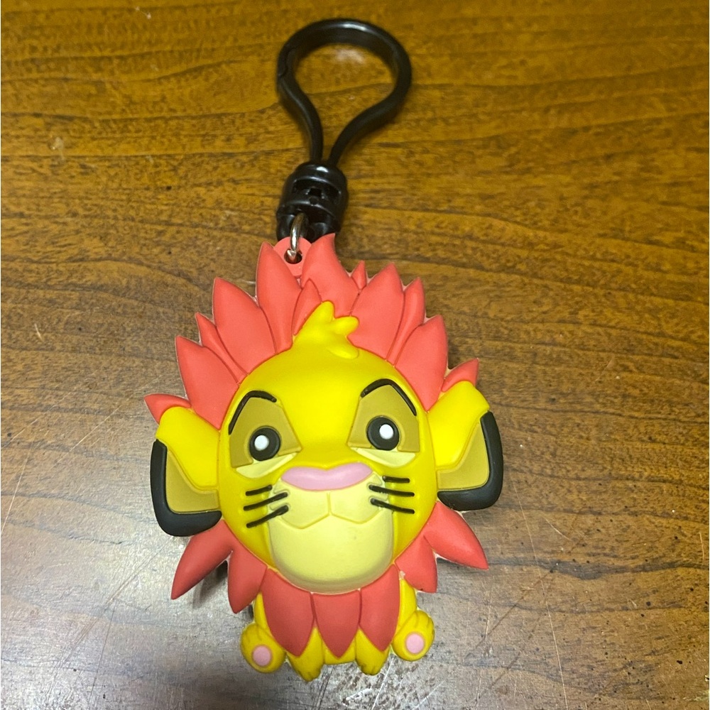 Vintage Disney Lion King Simba Keychain - Gem